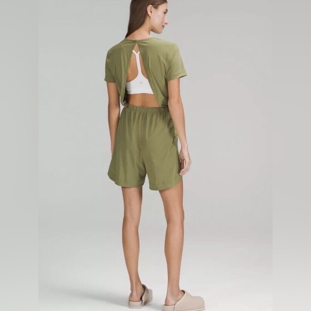 lululemon athletica Olive Green Jumpsuit
